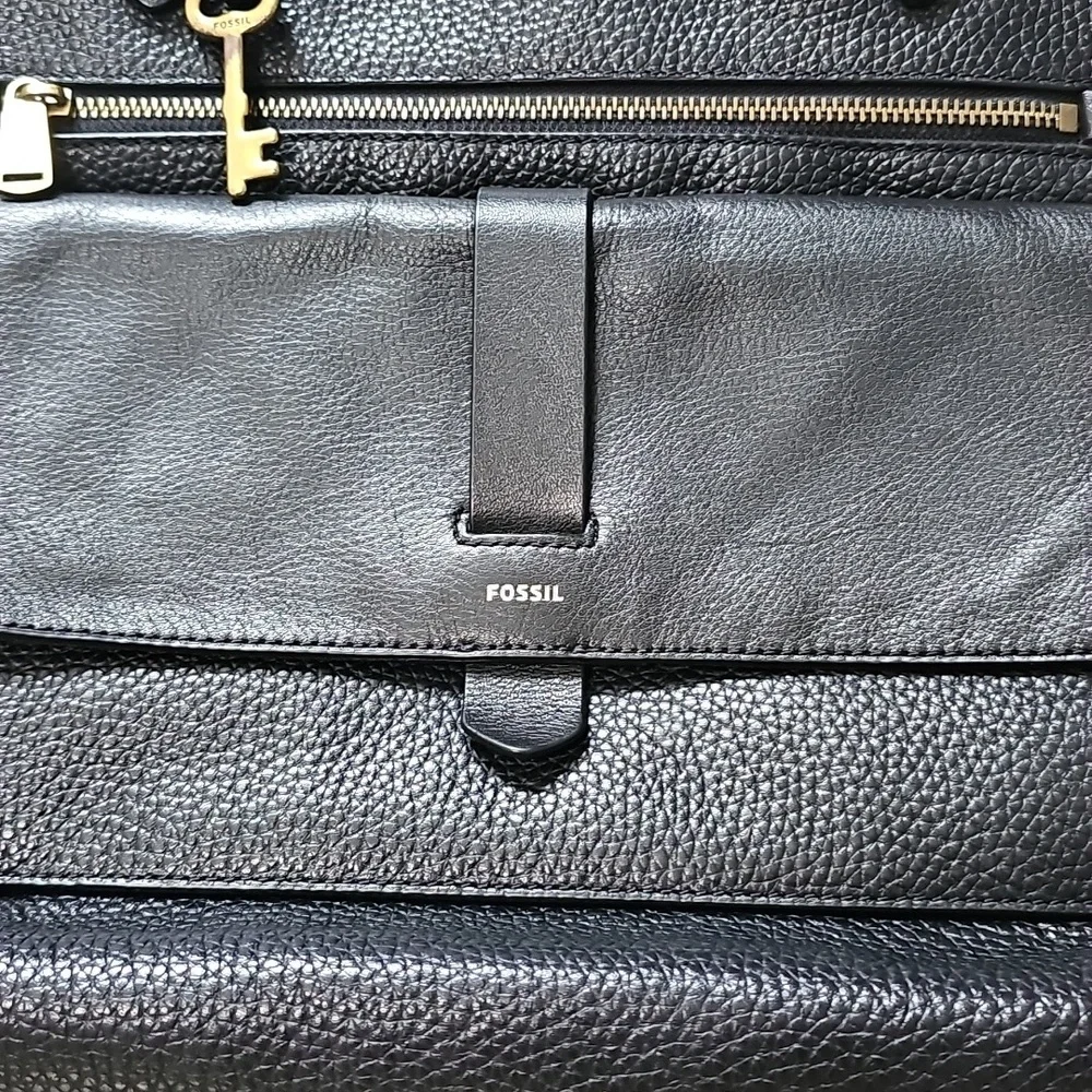 Fossil Genuine Leather Kinley Tote Bag